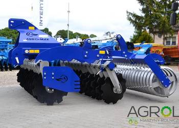 Brona talerzowa 3m, agregat talerzowy Agro-Max fi560; wał rurowy