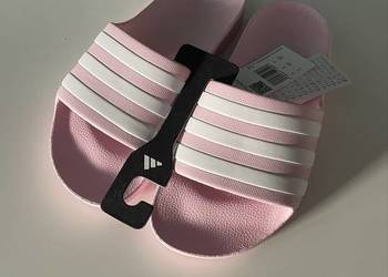 Klapki damskie 37 różowe Adidas Adilette aqua sandały na basen plaże