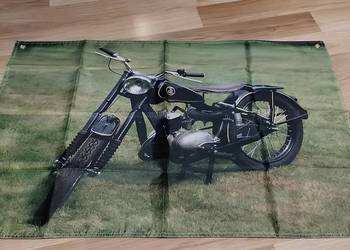 Baner plakat sokół, dkw, Simson, wfm, cat Caterpillar