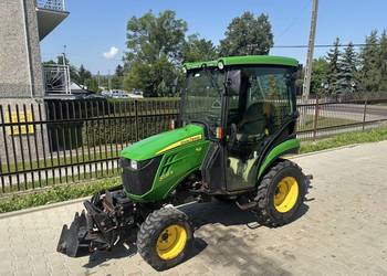 Traktorek John deere 2026r pług /posypywarka