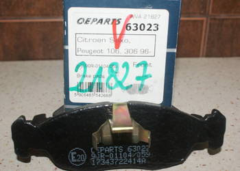 KLOCKI HAMULC. CITROEN XSARA 97- Zestaw klocków 21827
