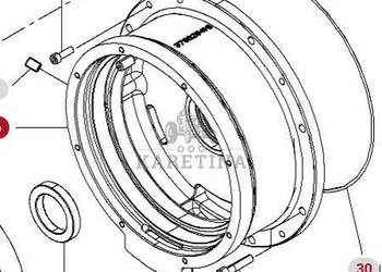 Massey Ferguson 7718S 7718 S 1804A DYNA 6 Obudowa Przekładni Skrzyni Biegó…