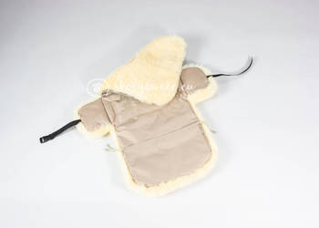 Wkładka do fotelika z zapięciem / Beżowa 60x80