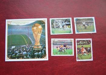 Korea 1983 CTO Mi. 2648/ 51 Sport Piłka nożna MŚ Mexico 86