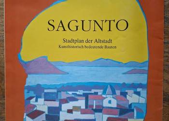 Hiszpania Spanien Sagunto plan miasta