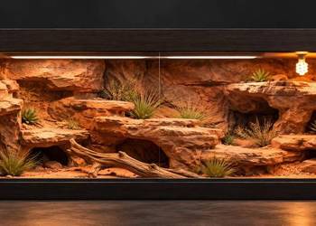 Terrarium dla agamy brodatej żółwia greckiego