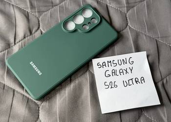 Etui Case Plecki do Samsung Galaxy S26 Ultra – Ciemnozielone Silikonowe