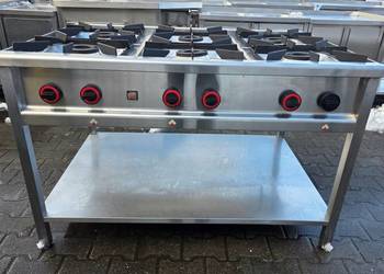 Kuchnia Gazowa 6 Palnikowa EGAZ 130/90 cm M.1275 N