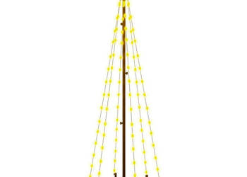 Choinka z kołkiem gruntowym 108 ciepłych białych LED 180 cm WM-343550