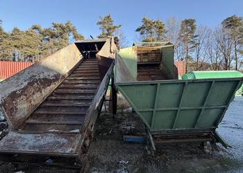 podajnik listwowy zasypnik podajnik łańcuchowy