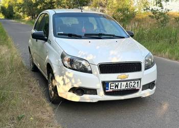 Chevrolet Aveo 1.2 LPG, biały ładny, Bardzo Oszczędny, klimatyzacja