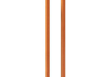 Wieszak na ręczniki woskowy brąz 23x18x110 cm drewno sosnowe WM-844475
