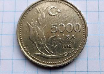 5000 LIRA 1993 ROK - TURCJA
