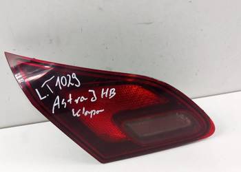 OPEL ASTRA J HB  LAMPA TYŁ LEWA W KLAPĘ CIEMNA