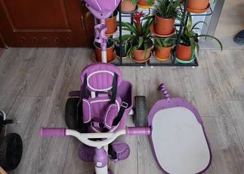 Fioletowy rowerek trójkołowy Little Tikes 4-w-1 Basic Edition