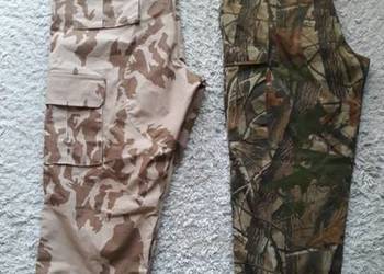 Spodnie wojskowe kamuflaż leśny pustynny bojówki moro