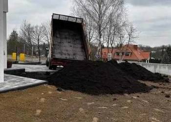 Przesiany Czarnoziem Ziemia Ogrodowa do ogrodu i Trawe Dowóz Koparka