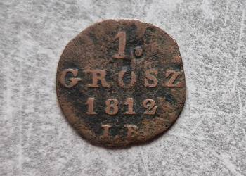 135) KSIĘSTWO WARSZAWSKIE - 1 Grosz - 1812 r.
