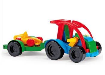 Wader auto z przyczepą i Kid Carem