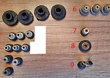 Rolki podkładki rolka do gramofonu magnetofonu dawna elektronika