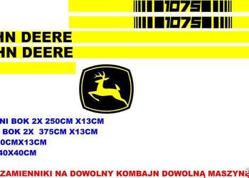 naklejki kombajn john deere 1075