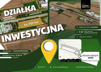 DZIAŁKA INWESTYCYJNA PRZY DK94 | OK. 1,5 HA | TEREN USŁUGOWY KS | TYWONIA