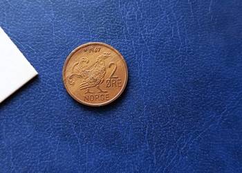 Stare monety 2 ore 1967 Norwegia