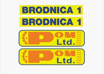 Naklejki POM Brodnica