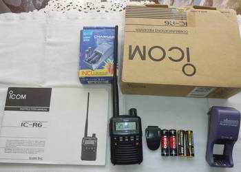 Skaner radiowy ICOM IC-R6.Stan bardzo dobry,kompletny,mało używany.