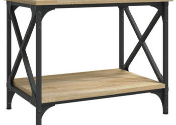 Stolik boczny dąb sonoma 55x38x45 cm materiał drewnopochodny WM-823328