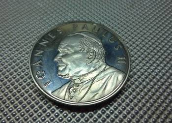 MONETA Zakon Maltański 10 lir, 2005 Papież Jan Paweł II