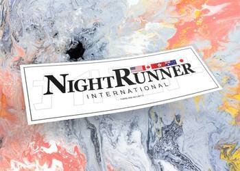 Naklejka K13 + NIGHTRUNNER 12 x 4 cm drift slap #8