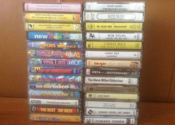 65 szt Kaset magnetofonowych - oryginalne nagrania. z lat 90