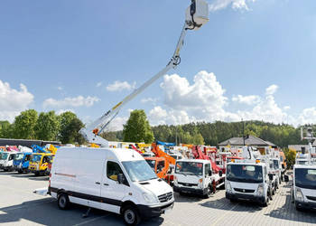 Mercedes Sprinter 316 do 3,5 tony Podnośnik Koszowy 14m Palfinger P140 V Z…