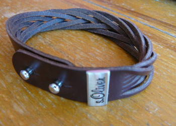 s.Oliver bransoletka skorzana  10 zl