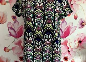 ax paris sukienka tunika wzorki boho zip hit roz.40