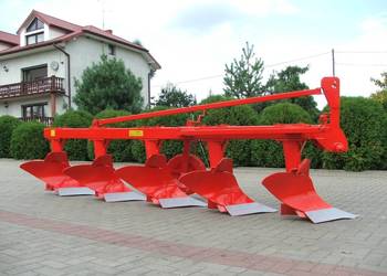 Solidny PŁUG 4 skibowy 4x35 Zagonowy Podwyższany 70 cm #3 Transport