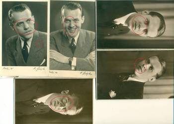 Stare zdjęcie opis 18 marzec 1948 rok rodzina 5 szt