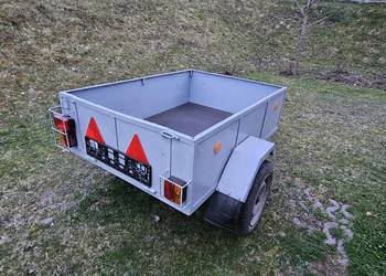 przyczepka lekka bez dokumentów, odnowiona