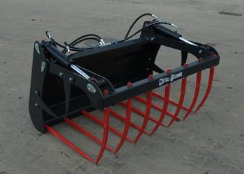 Krokodyl do obornika Metal-technik zęby kute 2-siłownikowy
