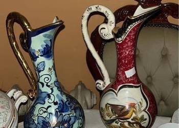 Amfora z ptakiem. Wazon. Vintage Hubert Bequet Ceramique D'art. Made in P