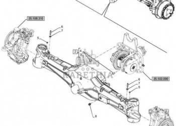 New Holland T6070 Pochwa mostu napedow 47912967