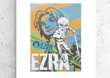 star wars rebelianci plakaty A4, gwiezdne wojny plakat Ezra obraz star wars