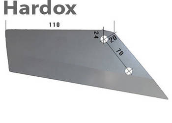 Lemiesz HARDOX 3374406/P części do grubera agregatu LEMKEN