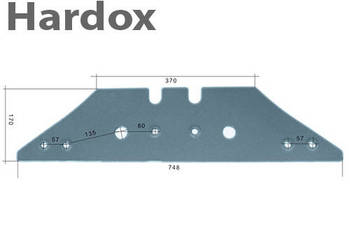 Płoza długa HARDOX 073609/S części do pługa KVERNELAND
