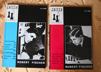 Książka szachowa "ROBERT FISCHER" 1, 2.