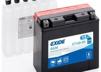 Akumulator Exide ET14B-BS 12V 12Ah 190A L+ AGM