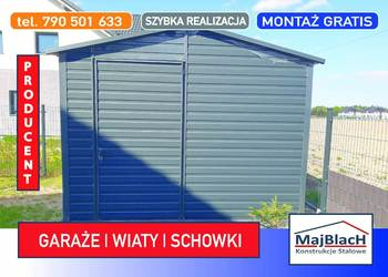 Garaż Blaszany na Narzędzia - do Ogrodu - Garaże Blaszane - Maj-Blach