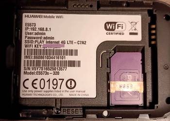 Router Huawei E5573 LTE 4G WiFi