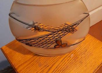 Unikatowy Wazon PRL z lat 70-tych/80-tych – Szkło i Bursztyn